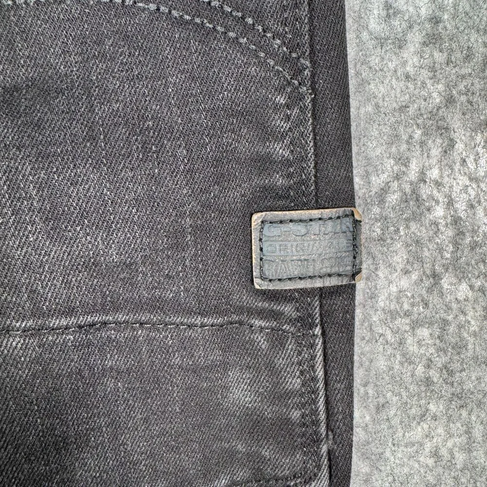 G Star Raw Type C 3D Super Slim Jeans Mens 40x34 Measured 40x30 Black Denim
